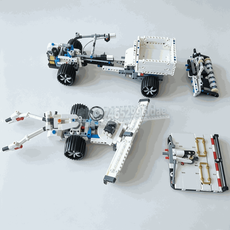 1021Parts MOC Çift Tek Akslı Ç - Farming Agriculture Model incelemesi ve fiyatı