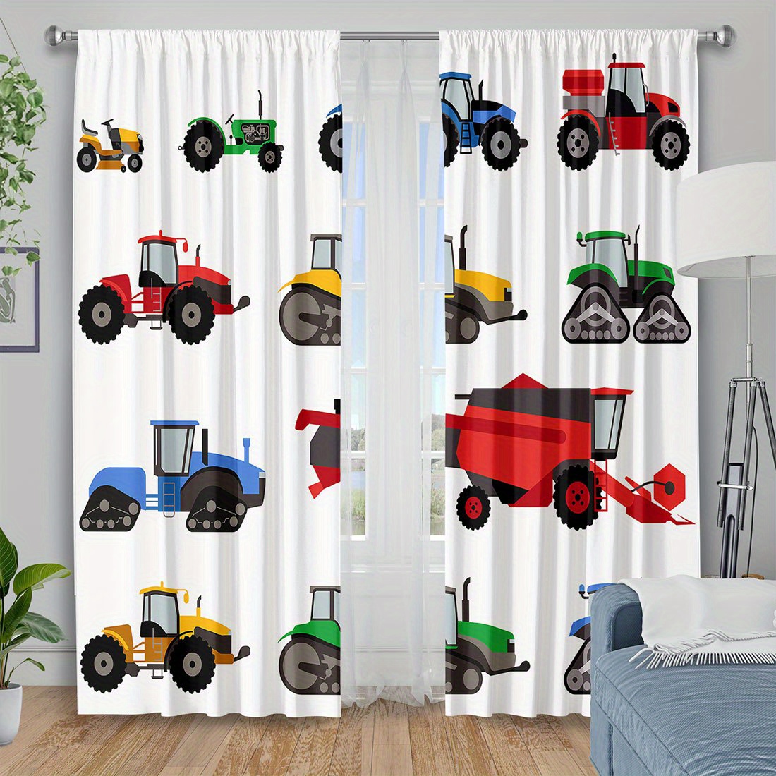 Karikatür Traktör Perdesi Renk - Agriculture Farming For Kids incelemesi ve fiyatı